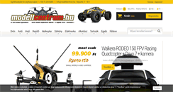 Desktop Screenshot of modellcentrum.hu